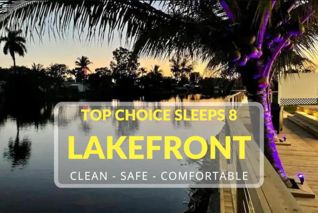 5-Star Lakefront Oasis In Hollywood-Hard Rock Casino 劳德代尔堡 外观 照片